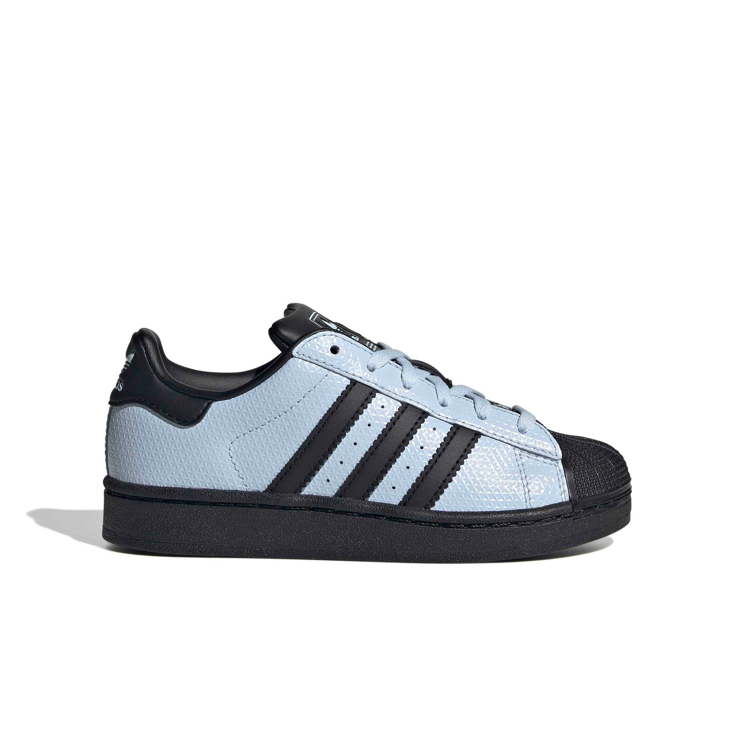 adidas Originals Superstar II "Crystal Sky/Core Black/Crystal Sky" Preschool Girls' Shoe - SKY/BLACK/SKY